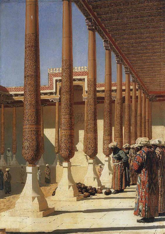 Vasily Vereshchagin Presentation of the trophies oil painting picture
